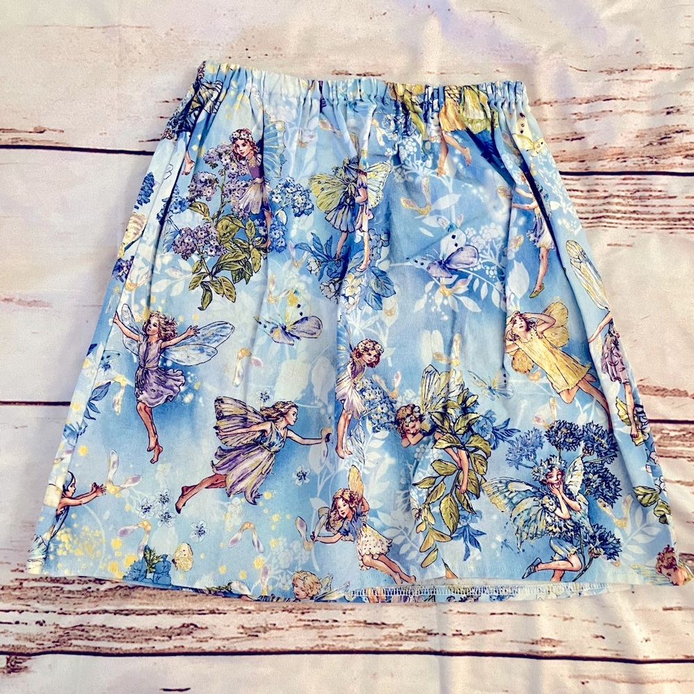 Handmade sparkly flower fairy skirt